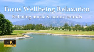 Mijas Golf screensaver with soothing background music &  nature sounds for calm, focus, relaxation