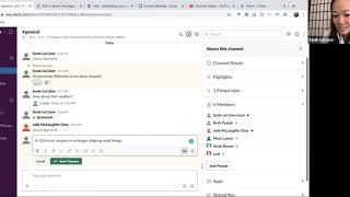 Part 2: Using a Slack Workspace for USC Chan (Zoom Demo with Dr. Julie McLaughlin Gray)