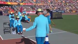 Neeraj Chopra the qualification mark with a throw of 86.65m and has qualified Throw Final 🤩#Gold