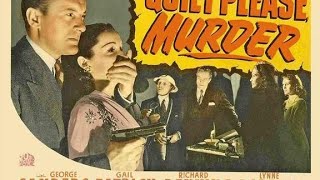 Quiet Please, Murder 1942 Film Noir Thriller   George Sanders, Gail Patrick, Ric