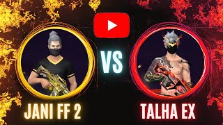 Talha Ex Vs Jani Ff 2 Friendly 1v1 Room Garena free fire