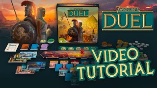 TUTORIAL VIDEO | How to play 7 Wonders Duel in 8 minutes