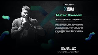 UFC LEGEND ALISTAIR OVEREEM - SPEAKER , WORLD BIOHACK SUMMIT 2023, DUBAI