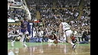 Patrick Ewing (31p/10a/8r) & Larry Bird (31p/9r/5a) Highlights - 1990 Playoffs R1 Deciding Game 5!
