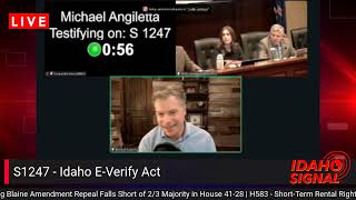 Tale of Two E-Verify Bills to Combat Illegal Workforce in Idaho