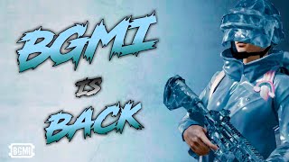 Battleground Mobile India (BGMI is Back)🔥 My First Gameplay | Dark Gamerz