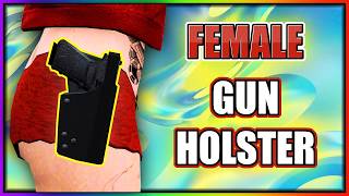 *RARE* HOW TO GET THE GUN HOLSTER IN GTA5 ONLINE! (FEMALE ONLY)