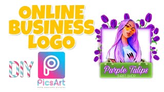 ONLINE BUSINESS LOGO LAYOUT Picsart Tutorial #2 | Fast and easy using your Phone