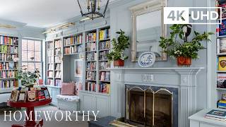 HOUSE TOUR | Step Inside A Storybook Boston Home & Bookstore | 4K
