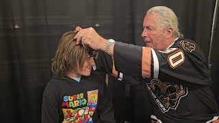 Bret Hart Wrestlecon #wwe