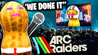 TheBurntPeanut GOES TO A LIVE CONCERT AND GOOPS! | Best & Funny Moments #8 | ARC RAIDERS