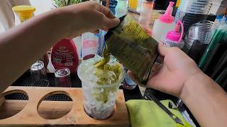 Cool & Refreshing! 🧊 Thai Green Iced Tea ชาเขียวเย็นไทย