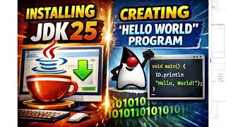 Installing JDK/Java 25 on Windows 10/11 and writing Hello World Program