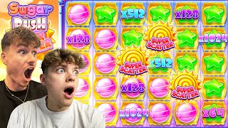 RISKING IT ALL on SUGAR RUSH SUPER SCATTER...