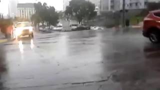 San Diego California Rainy  Winter Day 2017