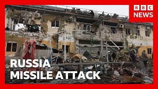 Russia launches ballistic missile attack on Ukraine | BBC News