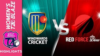 Match Highlights | Windward Islands Women vs  Trinidad and Tobago Women | T20 Blaze