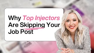 Why Top Injectors Are Skipping Your Job Post