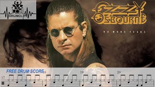 Ozzy Osbourne - No more Tears (Drum Score)