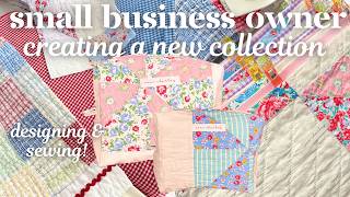 CREATING MY APRIL COLLECTION🌱🌸🧵 || sewing & designing my upcycled mini collection for the month!🪡