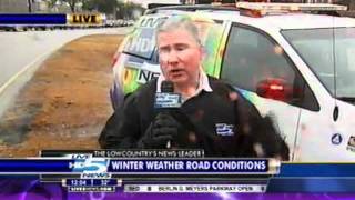 Live Shot - Ice Storm - Great Live Television