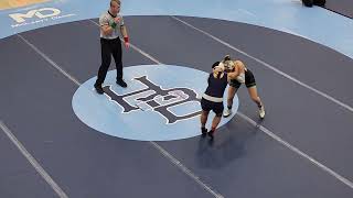 2023 Lady Wildcat Invitational 130 lbs. A. Schmotzer vs. M. Jibbwa - win by pin