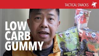 Low Carb Gummies Green Apple and Peach Tactical Snacks