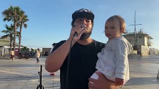 Baby stopped crying when daddy started singing | John Legend - All of me | Cover by Dangel