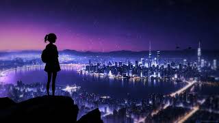 Anime Purple City Stars - 1 Hour -  Infinite Loop