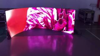 Curved HD LED display