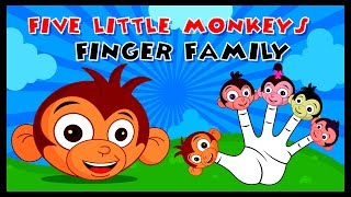 Monkey Finger Family   Nursery Rhymes for Children   Finger Family SongsSong Rhyme Cartoon