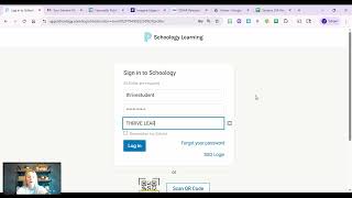 How to log into Schoology and Find my LIVE Classes