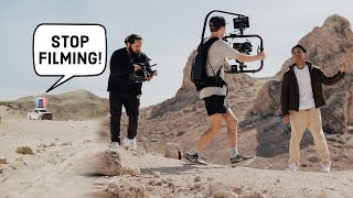 We shot a music video at Trona Pinnacles!