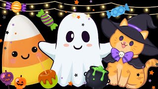 Peekaboo Halloween Party Baby Sensory Video with visual Stimulation and soothing music 40 minutes