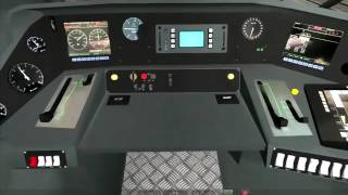 Train journey simulation with relax music tutorial
