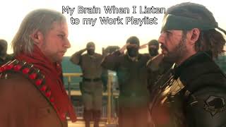 Listening to my work playlist 2