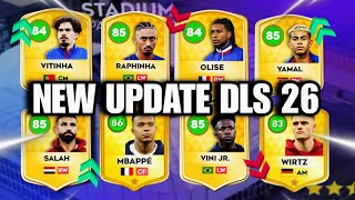 DLS 26 – Updated Player Ratings Are HERE! | All New Players Revealed.