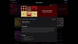 #6 - Vision and Verse GarageBand Soundpack Example