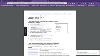 Completing a PDF Worksheet and Uploading It to Canvas