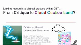 From a Critique of CBT to Cloud Cuckoo Land… or a New Dawn for Mental Health Services