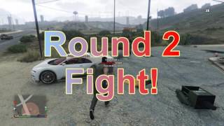 GTA5 funny moments, Fighting with friends!