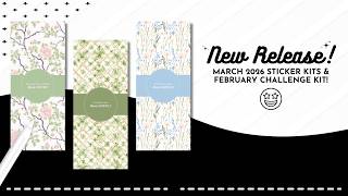 P2P New Release 🎉 March 2026 Sticker Kits + February 2026 Challenge Kit! 🤩