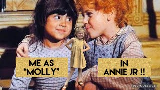 I was MOLLY in ANNIE! 🎭 #annie #anniethemusical #anniebroadway #tomorrow #musicaltheater #broadway