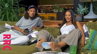 Maya Jama }sofa feet