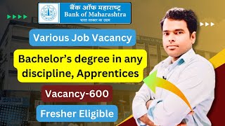 Bank Of Maharastra New Job Recruitment All India Vacancy Apply Now @employmentguruji