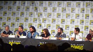 Krapopulis "I love NFT's!" Dan Harmon, Jordan Young, Matt Berry, Pam Murphy at Comic Con 2022
