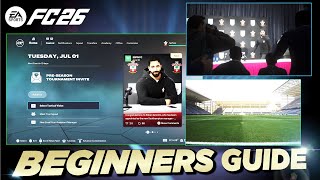 EA FC 26 Career Mode Startup Guide | Beginner’s Walkthrough of Every Screen