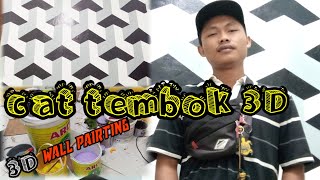 cat tembok 3D wall pairting// #yadiechannel