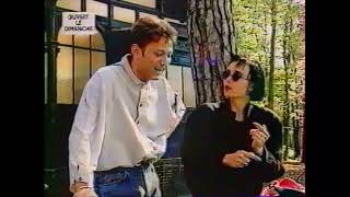 JEANNE MAS en mode loisirs & détente avec L.Boyer (26/04/1991)