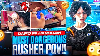 Dafiq FF HANDCAM Gameplay💀🔥 | Dafiq FF Gamplay POV✅ | Most DANGEROUS Player HANDCAM🇮🇳
